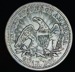 1853 Seated Liberty Quarter 25C RAYS ARROWS High Grade Silver US Coin CC19875