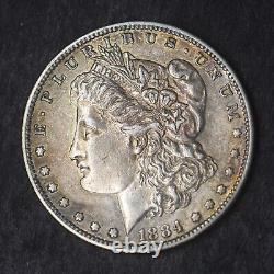 1884-S HIGH GRADE Blue Toned Reverse Morgan Silver Dollar $1 COINGIANTS