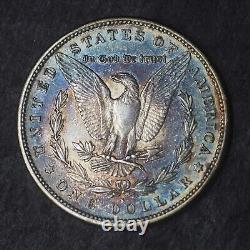 1884-S HIGH GRADE Blue Toned Reverse Morgan Silver Dollar $1 COINGIANTS
