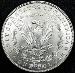 1887 P Morgan Silver Dollar Brilliant Gem BU High Details MS Grade Silver Coin