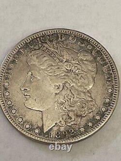 1892-S Morgan Dollar Extra Fine 40/50 High Grade 90% Silver? 53389
