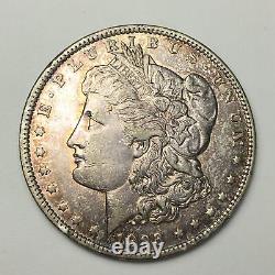 1893-P Morgan Silver Dollar. AU+TYPE! High Grade! Key Date! ONLY 378,000 MINTED