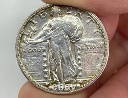 1923-S U. S. Standing Liberty Silver Quarter, HIGH GRADE