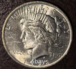 1923-p Peace Silver Dollar, Ultra High Grade
