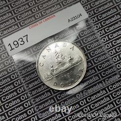 1937 Canada Silver Dollar Coin Uncirculated High Grade MS/BU $1 #coinsofcanada