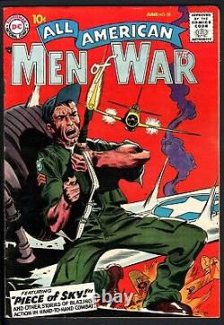 All American Men Of War #58-1958-wwii-dc-silver Age-high Grade