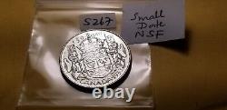 Canada Rare 1953 Small Date Non Shoulderfold High Grade Silver 50 Cent Coin ID2