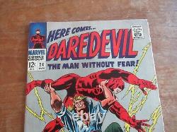 Daredevil #24 Marvel Silver Age Classic Gene Colan Ka-zar Cover High Grade