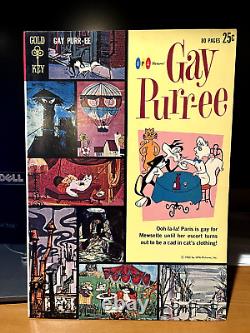 GAY PURR-EE GOLD KEY HIGH GRADED VF/VF+ 1962 UNREAD! 80 pages 30017-301 SILVER