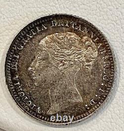 High Grade, Great Britain- 1880- Silver 6 Pence, See Other Coins