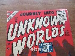 Journey Into Unknown Worlds #47 Atlas Horror Sci Fi Early Silver Age High Grade