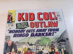 Kid Colt Outlaw #123 Marvel Silver Age Western High Grade Beautiful Ringo Barker