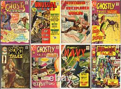 Lot (8) Charlton Comics High Grade! Horror And Fantasy