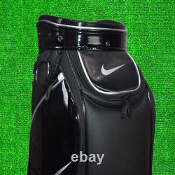 NIKE Golf High Grade Caddy Bag Black Silver New