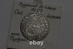 Poland 1/4 Thaler 1623 Silver Scarce High Grade B64 Yj27