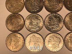 Roll of 20 Morgan Silver Dollars High Grade BU Coins All Pre'21 Dates