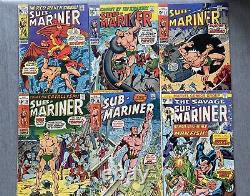 Silver Age Marvel-sub-mariner-6 Comics-high MID Grade-26,27,28,33,38,70-wakanda