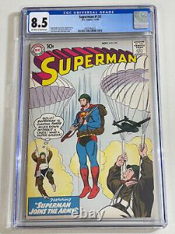 Superman #133 1959 Hard To Find HIGH GRADE TOP 20 COPY CGC 8.5 VF+