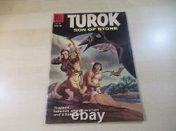 Turok Son Of Stone #14 Dell Silver Age High Grade Dinosaur Egg Nest Caveman