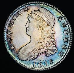 1819 Demi-dollar Buste Coiffé 50C Argent de Haute Qualité Pièce CHOIX CC21718