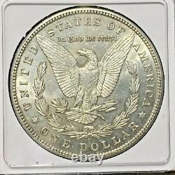 1898 S Morgan Silver Dollar HAUTE QUALITÉ. QUELQUES PATINES. REFLET EN ÉTOILE.