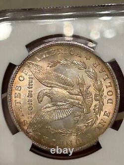 1904 O Morgan Silver Dollar NGC MS65 Haute Grade Beauté dorée aux tons.