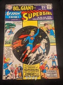 Action Comics #334 (MAR 1966) VF/NM HIGH GRADE STUNNER Superman Supergirl	  
<br/><br/>Translated to French: 
	 <br/>Action Comics #334 (MAR 1966) VF/NM SUPERBE ÉTAT DE HAUTE QUALITÉ Superman Supergirl
