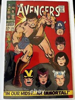 Avengers #38 NM 9.4 ! Marvel Comic de haute qualité KEY Apparition d'Hercule ère d'argent 12¢