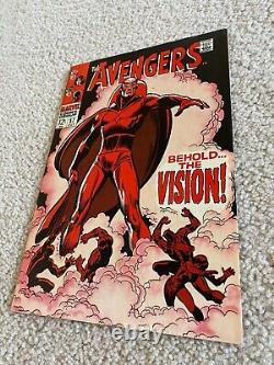 Avengers 57 VF+ 8.5 Haute Qualité 1ère Vision Iron Man Captain America CLÉ