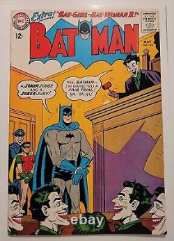Batman #163 VF- Joker Juge et un Jury de Joker 1964 Sheldon Moldoff Haute Qualité