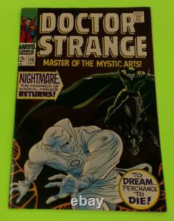 Docteur Strange #170 TBE/TB Haute Qualité Cauchemar App. Âge d'Argent Marvel 1968