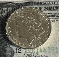 Dollar d'argent Morgan de 1896-P de haute qualité, non circulé et avec effet de preuve