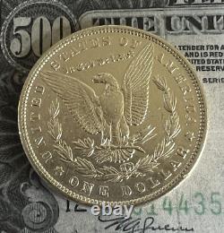 Dollar d'argent Morgan de haute qualité non circulé de 1884-P avec finition épreuve.