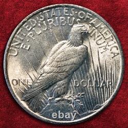 Dollar en argent de la paix 1923-p, ultra haute qualité! Gem Bu++