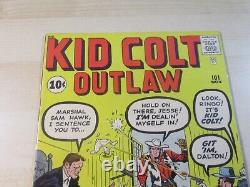 Kid Colt Outlaw #101 Atlas Silver Western Haut Grade Jesse James Couverture Magnifique