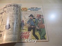Kid Colt Outlaw #101: Atlas Silver Western de haute qualité avec une magnifique couverture de Jesse James