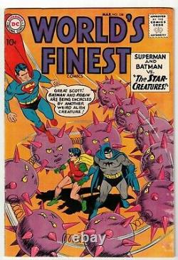 LE MEILLEUR DU MONDE #108 (VF) Superman! Batman! Robin! Haute qualité! Âge d'argent DC de 1960