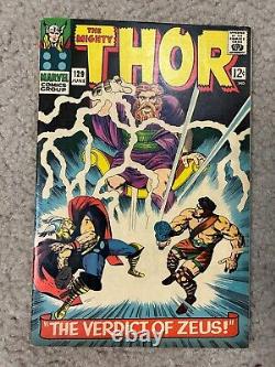 Le Puissant Thor #129 Apparition 1ère ère de Zeus Ares Hercule de l'Âge d'Argent de haute qualité