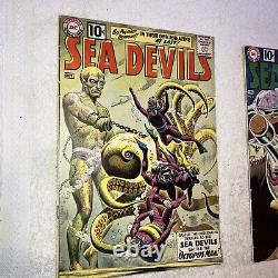 Lot de 2 - SEA DEVILS (série de 1961) #1, 2 - Bandes dessinées - Haute qualité