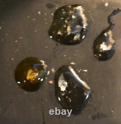 Minerai d'or et d'argent à haute teneur en or blanc testé en Caroline du Nord : spécimen de grande taille.