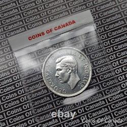 Pièce d'un dollar canadien en argent de 1946 non circulée de haute qualité MS/BU 1$ #piècesducanada