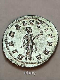 Pièce de denier romain ancien en argent de haute qualité SASA 238-244 après J.-C.