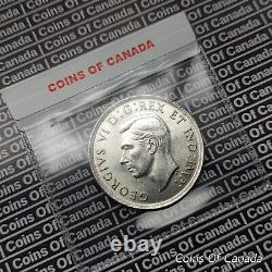 Pièce de monnaie en argent de 1 dollar du Canada de 1937, non circulée, de haute qualité MS/BU #coinsofcanada