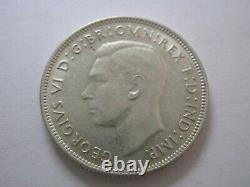Pièce de monnaie en argent de Florin de 1945, de qualité UNC choix, de grade élevé, de faible tirage #45. CU1