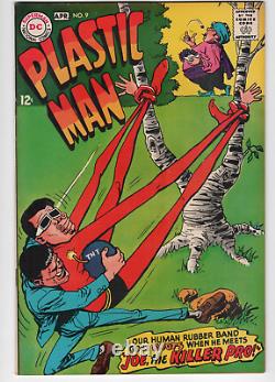 Plastic Man #1 à #20 Lot de 20 bandes dessinées de l'Âge d'Argent Série complète Hautes notes