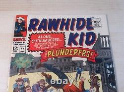 Rawhide Kid #55 Marvel Silver Age Western High Grade Gorgeous The Plunderers translated to French is:
Rawhide Kid #55 Marvel L'Âge d'argent de l'Ouest de Haute Qualité Magnifique Les Pillards.