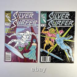 SURFEUR D'ARGENT Vol. 3 #1-30, 36 & 42 (1987-90) Lot de 32 bandes dessinées Marvel de haute qualité